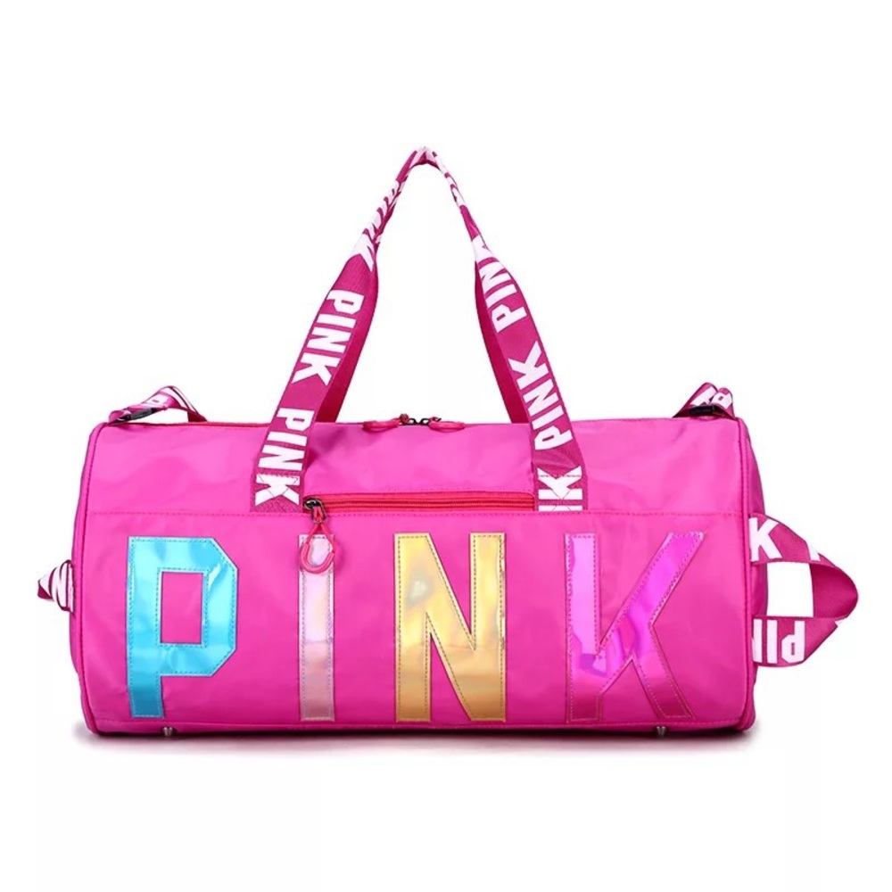 VS pink duffle gym bag HOT PiNk